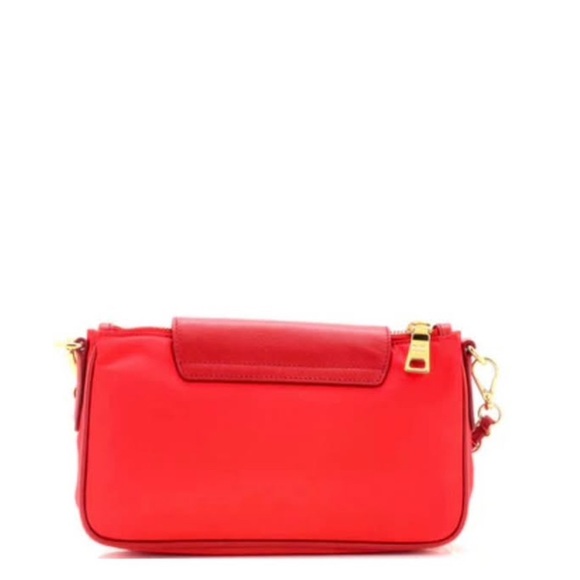 Prada Chain Crossbody Bag Tessuto and Saffiano Leather Small - Picture 2 of 10